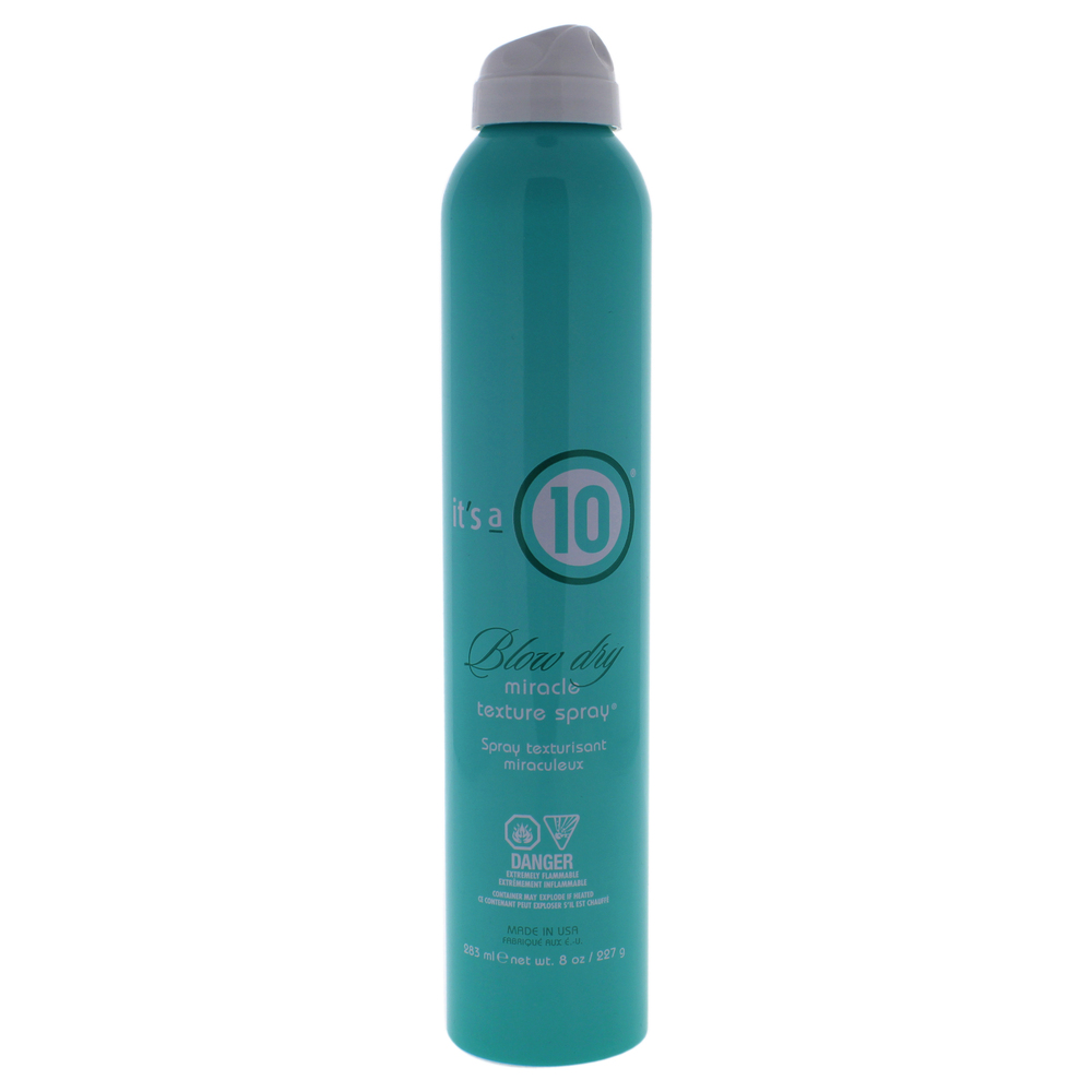 Miracle Blow Dry Texture Spray by Its A 10 for Unisex 8 oz Hairspray